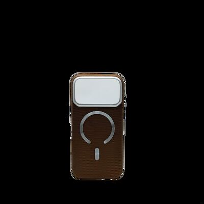 Leather Covered Phone Case With Customizable Service
