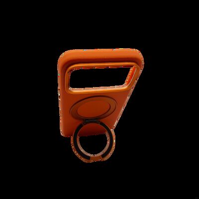 Customized Leather Covered Phone Case With a Ring