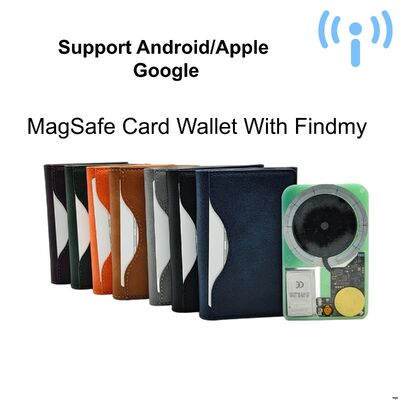 6 Cards Magsafe Card Wallet With Built In FINDMY Kickstand Function