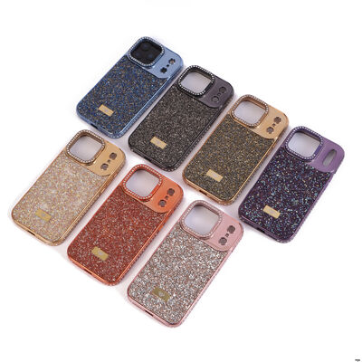 Customizable Flash Drill Phone Case With Kickstand Function