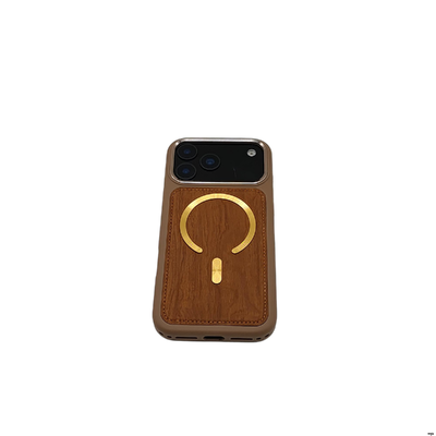 Hand-stitched Leather Phone Sleeve With OEM/ODM Service