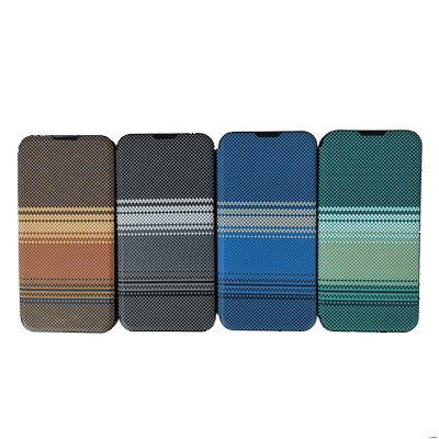 Aramid Fiber Flip Wallet Case With OEM/ODM Service