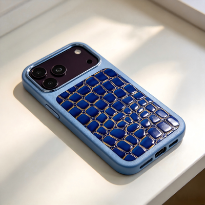 Croc Embossed Leather Phone Case Bulk