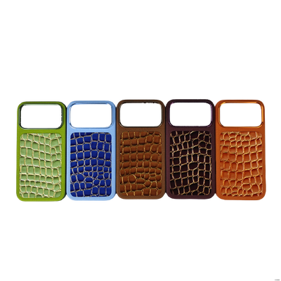Croc Embossed Leather Phone Case Bulk