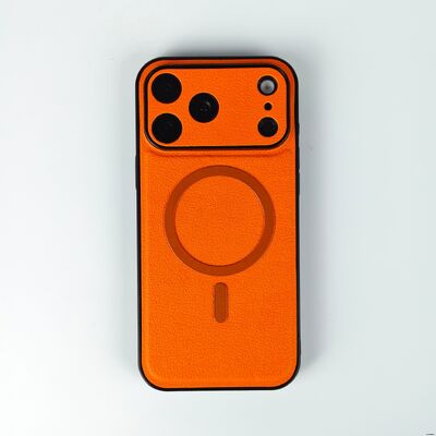 Lychee Grain Texture MagSafe Phone Case