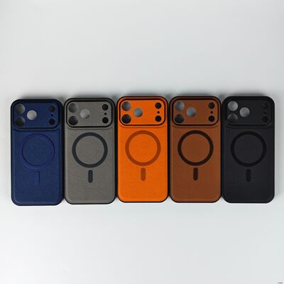 Lychee Grain Texture MagSafe Phone Case