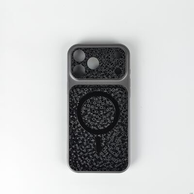 Spray Painted Crushed-stone Texture Phone Case