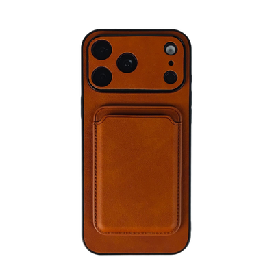 Cowhide Texture Detachable Magnetic Card Holder Phone Case