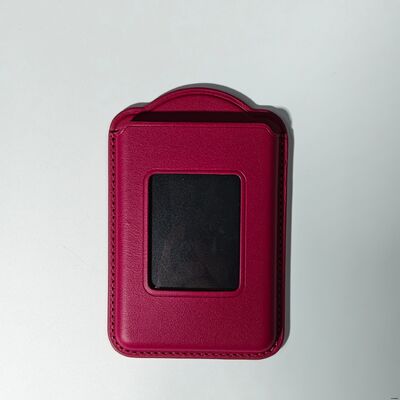 Magnetic Card Wallet With View Window