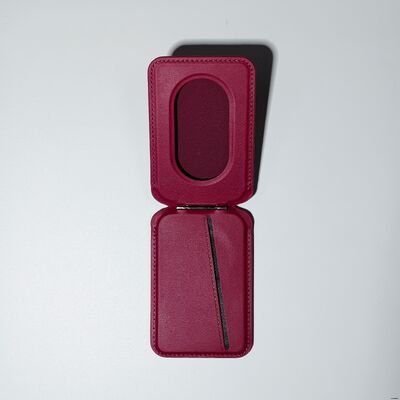 Magnetic Card Wallet With Hinge